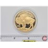 Image 2 : National Collectors Mint 2010 $50 Buffalo Tribute Proof (24KT Pure Gold Clad Bronze) (COA #B39UA5318