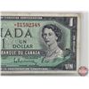 Image 3 : Canada $1 Bill 1967 *Replacement : Beattie/Rasminsky # *BM1592348