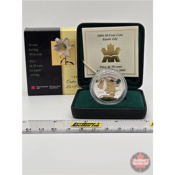 RCM Canada 2004 : Easter Lily 50-Cent (COA #5063 : 92.5%)