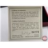 Image 5 : RCM Canada 2004 Natural Wonders : Hopewell Rocks : $20 Silver Coin (COA #04172) (99.99%) (GST Exempt