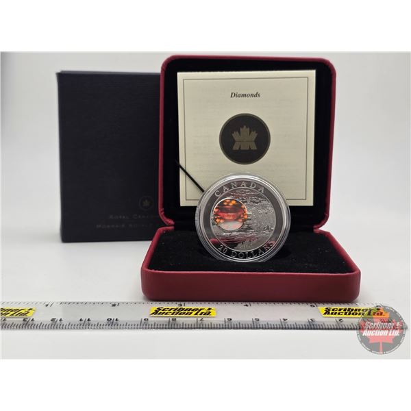 RCM Canada 2005 Natural Wonders : Diamonds : $20 Silver Coin (COA #02959) (99.99%) (GST Exempt)