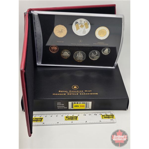 RCM Canada 2005 Proof Set (COA : Proof Dollar 99.99%)
