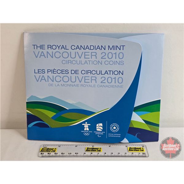 RCM Vancouver 2010 Circulation Coins (17 Coins) Twenty Five Cent & Loonies