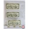 Image 5 : Canada $20 Bills 1954 (3): - Beattie/Rasminsky #DW1195436 - Beattie/Coyne #FE3146184 - Beattie/Rasmi
