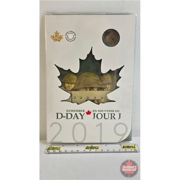 RCM Canada 2019 Remember D-Day Commemorative Collector Keepsake 6-Coin Set (Unopened)