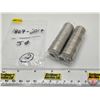 Image 1 : Canada Five Cent Rolls (2) : 1867-2017 (Original Rolls) (NOTE: Rolls not opened by the Auction Compa