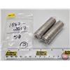 Image 1 : Canada Five Cent Rolls (2) : 1867-2017 (Original Rolls) (NOTE: Rolls not opened by the Auction Compa