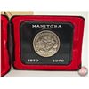Image 2 : RCM Canada Manitoba 1870-1970 Dollar : Burgundy Case