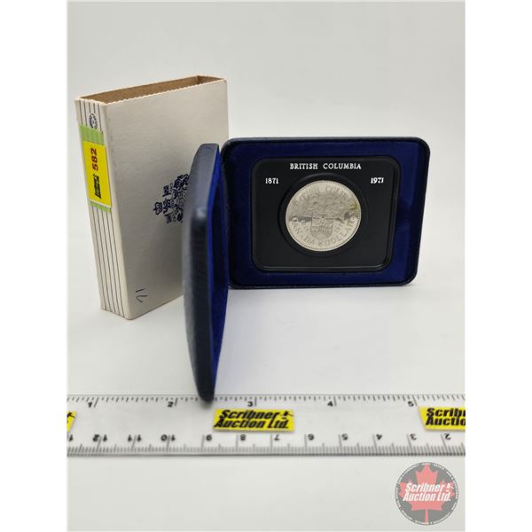 RCM Canada British Columbia 1871-1971 Dollar : Blue Case