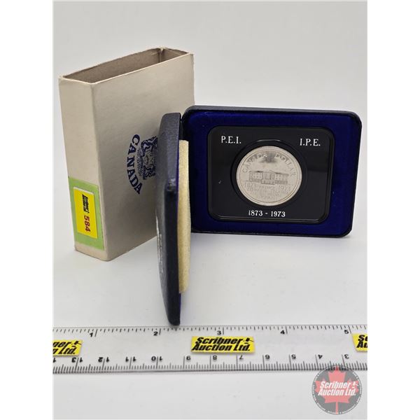 RCM Canada P.E.I. 1873-1973 Dollar : Blue Case