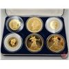 Image 3 : National Collector's Mint : America's Rare Gold Coin Tribute Proof Collection : 6-Coin Set ~ 1849 Do