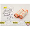 Image 1 : Canada Twenty Five Cent Rolls (2) : 2005P ALBERTA (Original Rolls) (NOTE: Rolls not opened by the Au