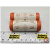 Image 4 : Canada Twenty Five Cent Rolls (2) : - 2005P VETERAN - 2005P SASKATCHEWAN (Original Rolls) (NOTE: Rol