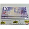 Image 2 : Canada $10 Bills 2005 (21 Consecutive) : Jenkins/Dodge #BEU2652800-2820 (See Pics for Varieties, Con