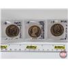 Image 5 : Canada One Dollar (3) : 1979; 1980; 1981  (Consignor Tag: 24K Gold Plated PL/Specimen)