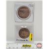 Image 1 : Canada Coin & Medallion (2): 1982 Dollar & Newfoundland Medallion (Consignor Tag Medallion : 24K Gol