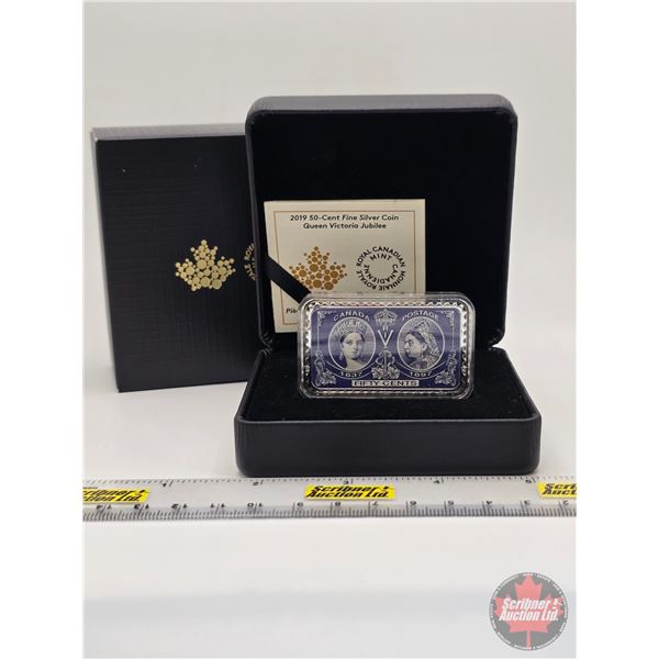 RCM Canada 2019 Queen Victoria Jubilee : 50-Cent Fine Silver Coin (COA #1304 : 99.99%) (GST Exempt)
