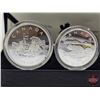 Image 5 : RCM Canada 2004 Fine Silver 4-Coin Set : The Arctic Fox One Ounce ; 1/2 Ounce 1/4 Ounce; 1/10 Ounce 