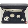 Image 8 : RCM Canada 2004 Fine Silver 4-Coin Set : The Arctic Fox One Ounce ; 1/2 Ounce 1/4 Ounce; 1/10 Ounce 