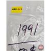 Image 4 : Canada Fifty Cent Roll 1991 (NOTE: Rolls not opened by the Auction Company, so quantity and contents