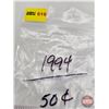 Image 5 : Canada Fifty Cent Roll 1994 (NOTE: Rolls not opened by the Auction Company, so quantity and contents