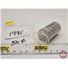 Image 1 : Canada Fifty Cent Roll 1995 (Original Roll) (NOTE: Rolls not opened by the Auction Company, so quant