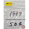 Image 5 : Canada Fifty Cent Roll 1999 (Original Roll) (NOTE: Rolls not opened by the Auction Company, so quant