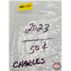 Image 5 : Canada Fifty Cent Roll 2023 (Charles) (Original Roll) (NOTE: Rolls not opened by the Auction Company