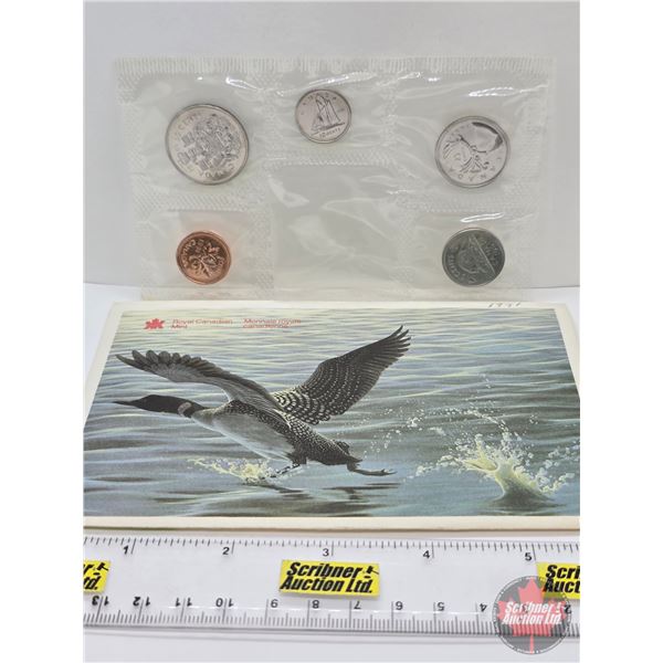 RCM Canada 1991 Uncirculated Coin Set (Loonie has been removed)
