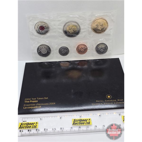 RCM Canada 2004 Test Token Set : The Poppy (COA #06040)