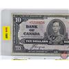 Image 2 : Bank of Canada $10 Bill 1937 : Coyne/Towers #JT5216656 (See Pics for Varieties, Conditions, Serial N