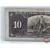 Image 5 : Bank of Canada $10 Bill 1937 : Coyne/Towers #JT5216656 (See Pics for Varieties, Conditions, Serial N