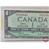 Image 2 : Canada $1 Bill 1954 : Beattie/Rasminsky #NY9118841 (See Pics for Varieties, Conditions, Serial Numbe