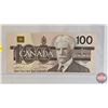 Image 2 : Canada $100 Bills 1988 (3) : - Thiessen/Crow #BJE8714574 - Thiessen/Crow #BJB5510148 - Thiessen/Crow