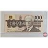 Image 3 : Canada $100 Bills 1988 (3) : - Thiessen/Crow #BJE8714574 - Thiessen/Crow #BJB5510148 - Thiessen/Crow