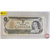 Image 2 : Canada Bills (3): - $1 Bill 1973 : Crow/Bouey #BAK4829818 - $5 Bill 1954 : Beattie/Rasminsky #KX5314