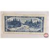 Image 7 : Canada Bills (3): - $1 Bill 1973 : Crow/Bouey #BAK4829818 - $5 Bill 1954 : Beattie/Rasminsky #KX5314