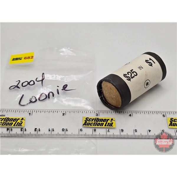 Canada $1 Loonie Roll 2004 (Original Roll) (NOTE: Rolls not opened by the Auction Company, so quanti