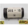 Image 4 : Canada $1 Loonie Roll 2004 (Original Roll) (NOTE: Rolls not opened by the Auction Company, so quanti