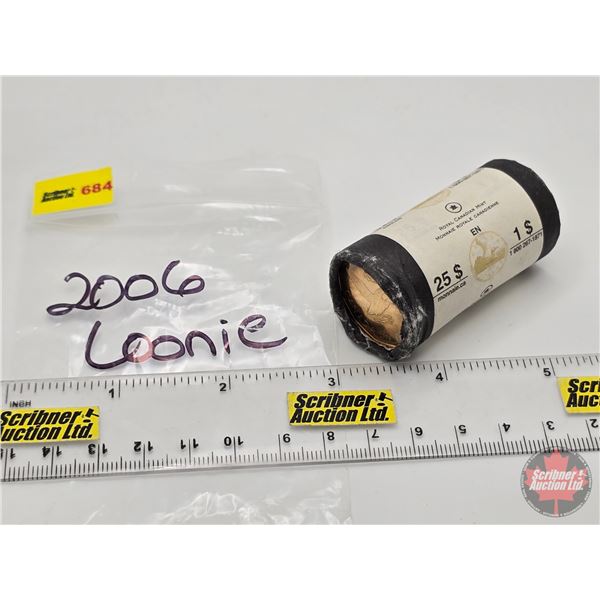 Canada $1 Loonie Roll 2006 (Original Roll) (NOTE: Rolls not opened by the Auction Company, so quanti