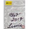 Image 5 : Canada $1 Loonie Roll 1867-2017 (Original Roll) (NOTE: Rolls not opened by the Auction Company, so q