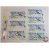 Image 1 : Canada $5 Bills 1986 (7) : - Thiessen/Crow #FOF6805122 - Thiessen/Crow #GNA1313629 - Thiessen/Crow #