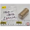 Image 1 : Canada $1 Loonie Roll 1867-2017 (Original Roll) (NOTE: Rolls not opened by the Auction Company, so q