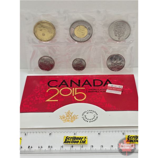 RCM Canada 2015 Uncirculated Coin Set