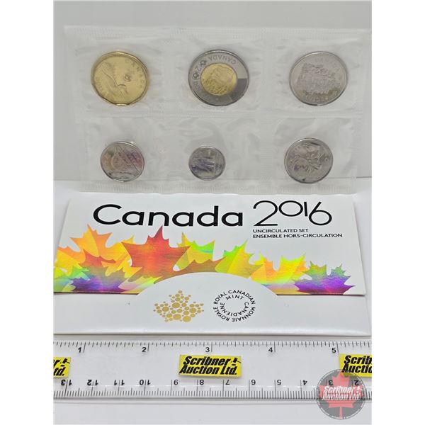 RCM Canada 2016 Uncirculated Coin Set
