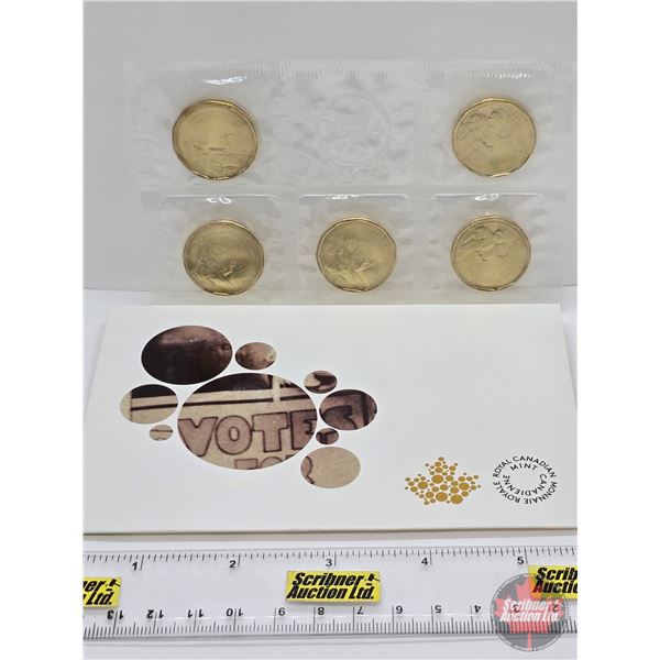 RCM Canada 2017 $1 : 100th Anniversary of Women's Right to Vote : 5-Coin Pack