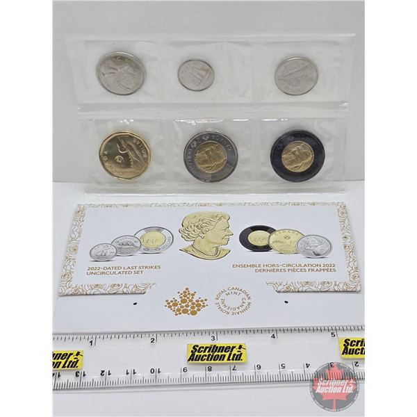 RCM Canada 2022-Dated Last Strikes Uncirculated Coin Set