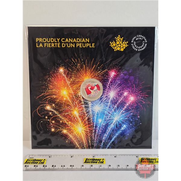RCM Canada 2017 : $5 Fine Silver Coin : Proudly Canadian (99.99%) (GST Exempt)