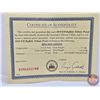 Image 5 : National Collectors Mint 2010 $50 Buffalo Tribute Proof (24KT Pure Gold Clad Bronze) (COA #B39UA5318