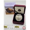 Image 1 : RCM Canada 2013 $100 Fine Silver Coin : Bison Stampede (COA 99.99%) (GST Exempt)